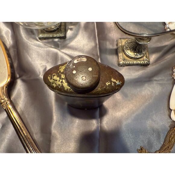 Vintage 1920s Jonteel Talc Tin, Liggett’s NY, Art Deco Bird Design - Picture 2 of 6